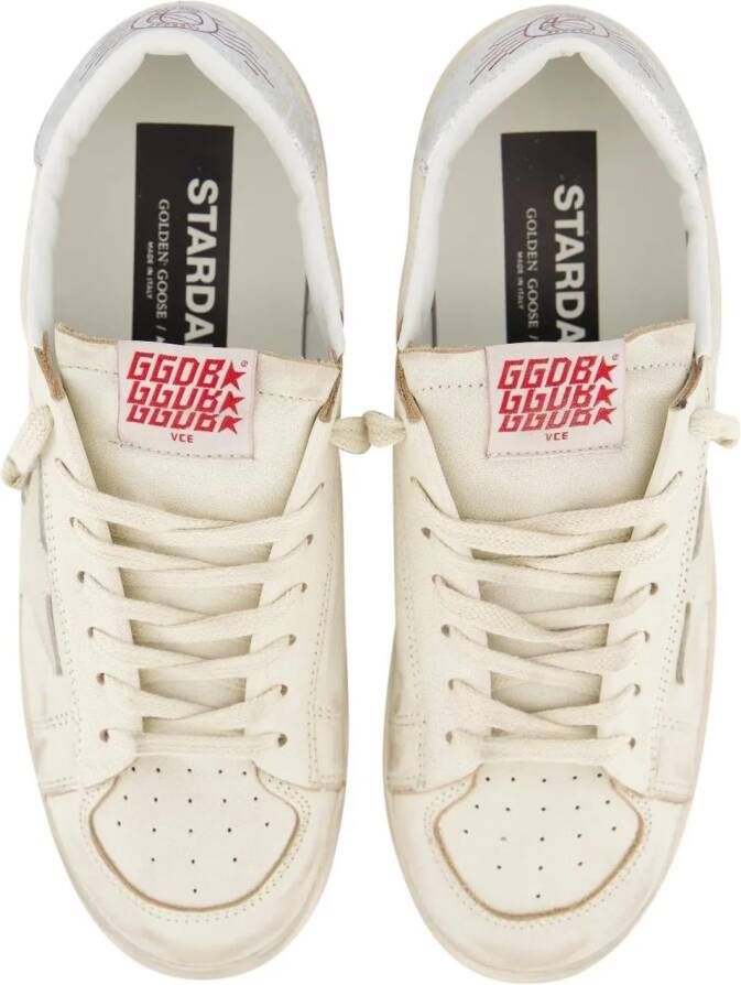 Golden Goose Low-Top Sneakers Stardan Leather Upper Sneakers in wit