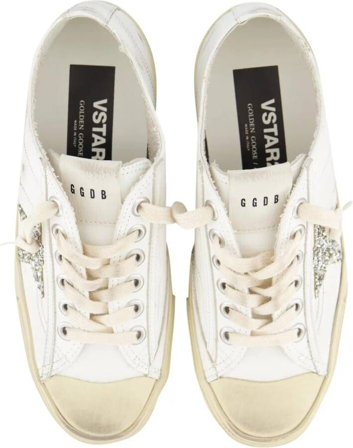 Golden Goose Low-Top Sneakers Dames V-Star 2 Sneaker Wit in wit