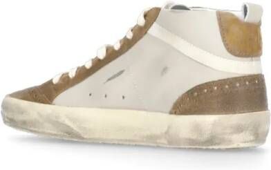 Golden Goose Low-Top Sneakers Grey Mid Star Sneakers in grijs