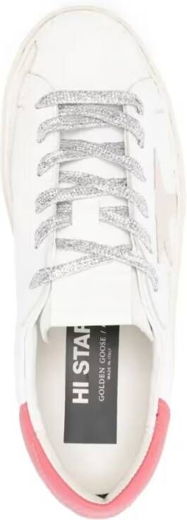 Golden Goose Low-Top Sneakers Hi Star Sneakers in wit