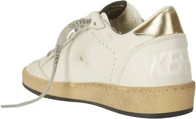 Golden Goose Low-Top Sneakers Leather Sneakers With Pierced Tip in wit