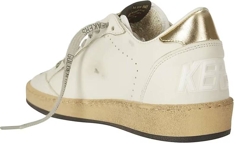 Golden Goose Low-Top Sneakers Leather Sneakers With Pierced Tip in wit