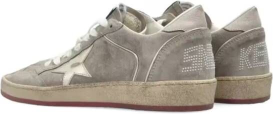 Golden Goose Low-Top Sneakers Light Beige Suede Sneakers With Star Detail in roze
