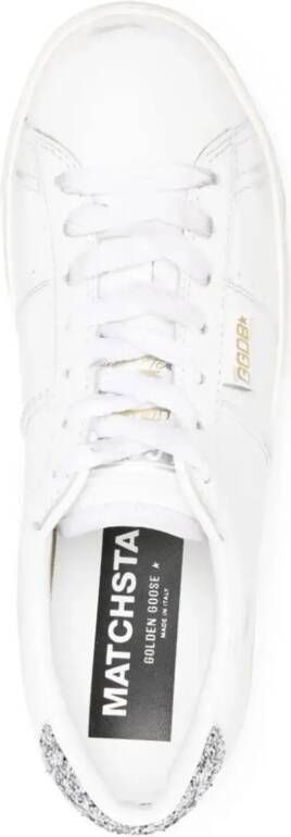Golden Goose Low-Top Sneakers Low-Top White Leather Sneakers in meerkleurig