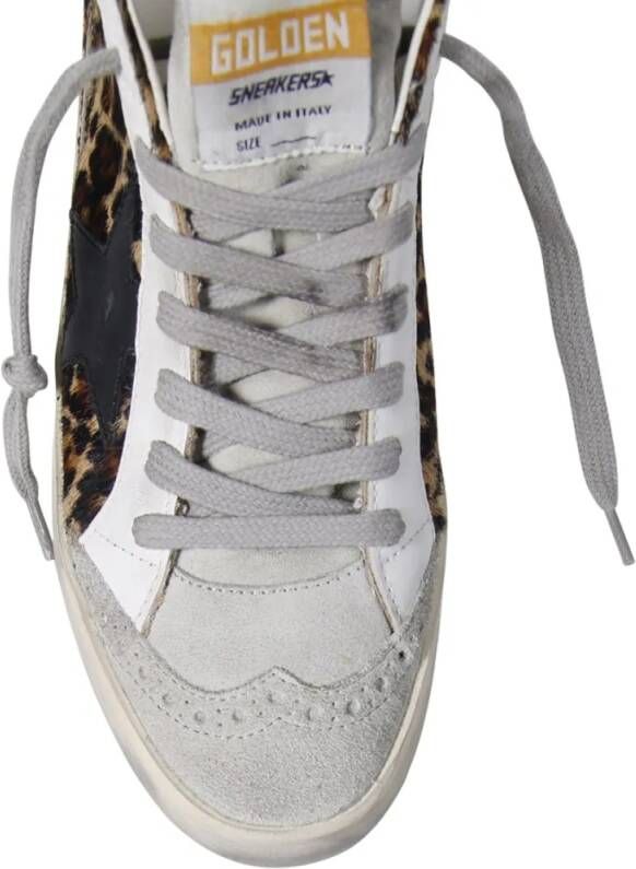 Golden Goose Low-Top Sneakers Mid Star Horsy Upper Sneakers in bruin