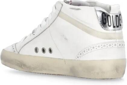Golden Goose Low-Top Sneakers White Mid Star Sneakers in wit