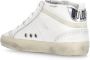 Golden Goose Low-Top Sneakers White Mid Star Sneakers in wit - Thumbnail 5