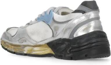 Golden Goose Low-Top Sneakers Running Dad Sneakers in zilver