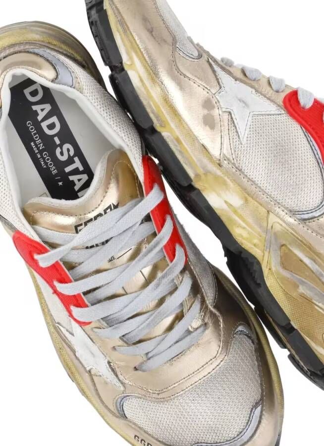 Golden Goose Low-Top Sneakers Running Dadmesh Sneakers in goud
