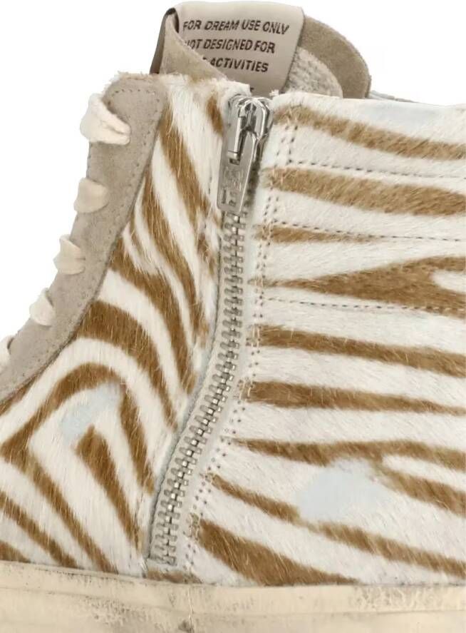 Golden Goose Low-Top Sneakers Slide Classic Sneakers in beige