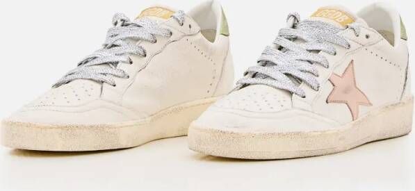 Golden Goose Low-Top Sneakers Sneaker Ball Star im Used Look in wit
