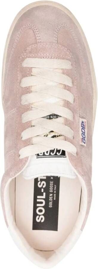 Golden Goose Low-Top Sneakers Pink in beige