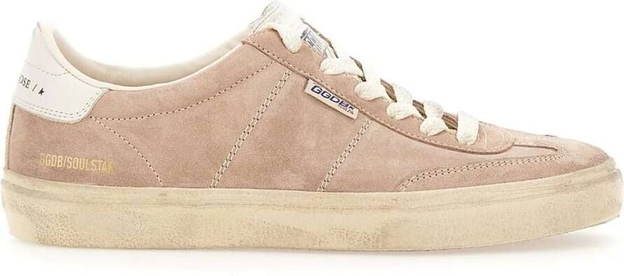 Golden Goose Low-Top Sneakers Pink in beige