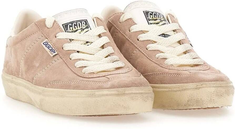 Golden Goose Low-Top Sneakers Pink in beige