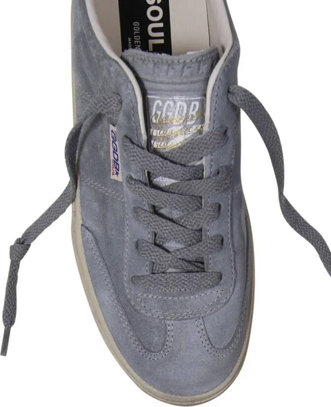 Golden Goose Low-Top Sneakers Soul-Star Suede Sneaker in grijs