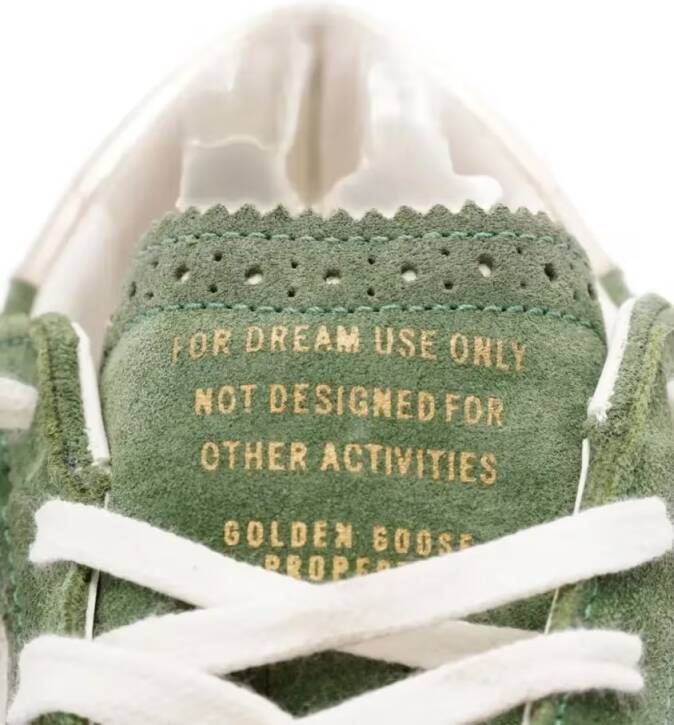 Golden Goose Low-Top Sneakers Suede Sneakers With Star Appliqué in beige