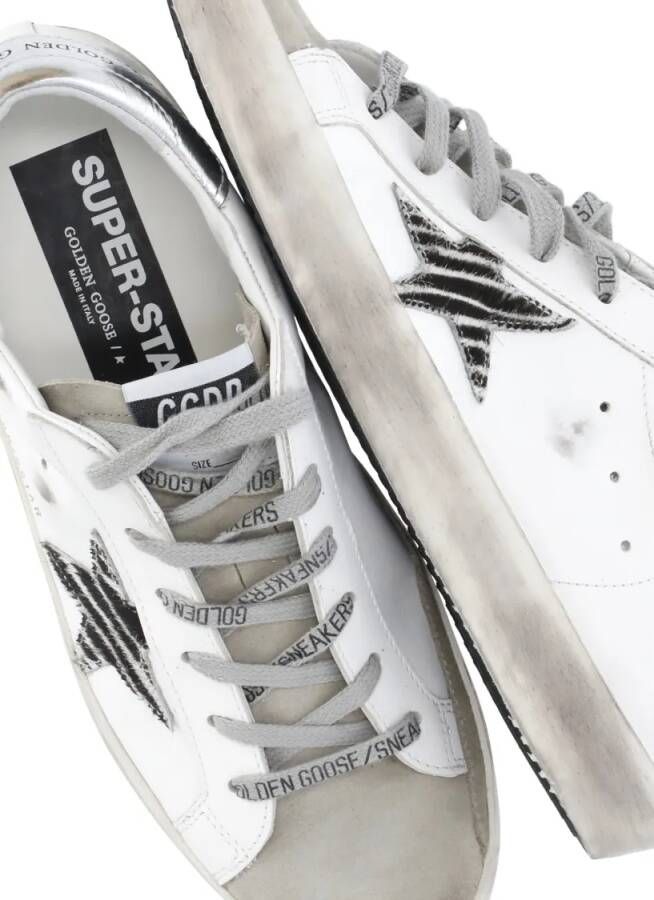 Golden Goose Low-Top Sneakers Super Star Classic Sneakers in wit