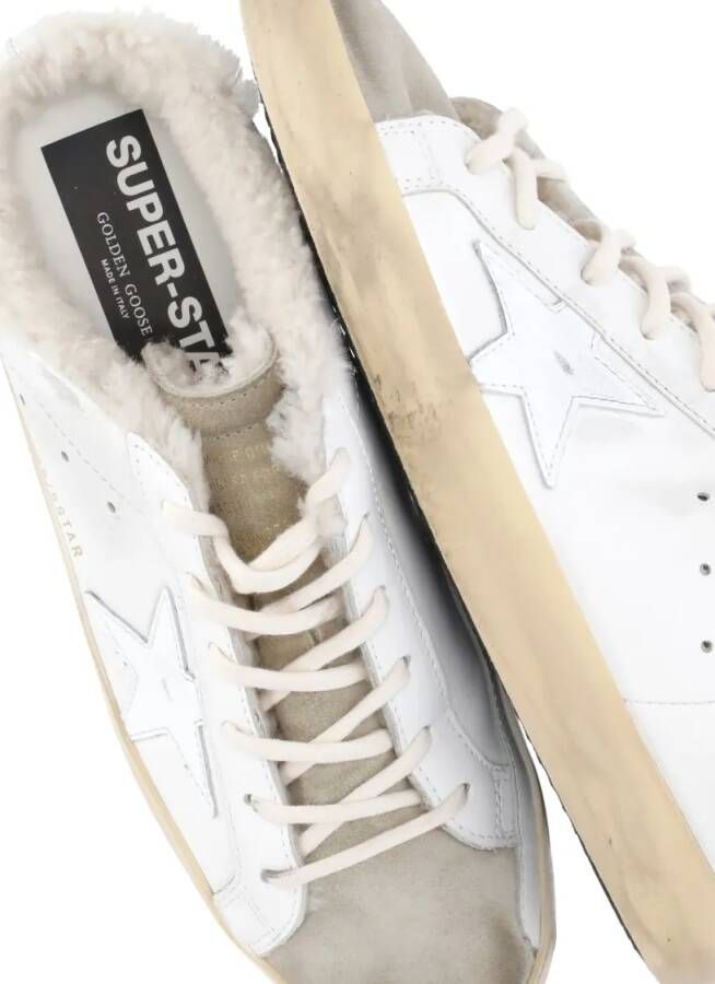 Golden Goose Low-Top Sneakers Super Star Sabot Sneakers in wit