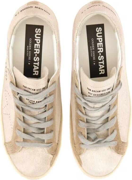 Golden Goose Low-Top Sneakers "Super-Star" Sneaker in beige