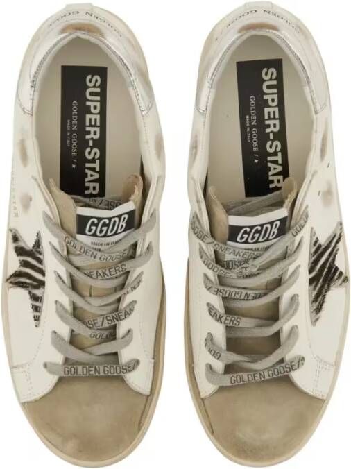 Golden Goose Low-Top Sneakers "Super-Star" Sneaker in wit