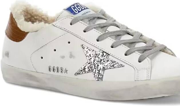 Golden Goose Low-Top Sneakers Super Star Sneaker in wit