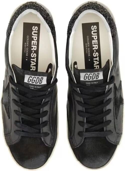Golden Goose Low-Top Sneakers "Super-Star" Sneaker in zwart
