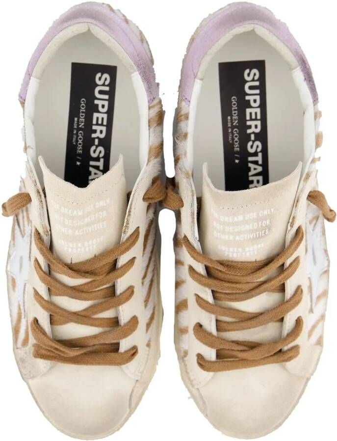 Golden Goose Low-Top Sneakers Super Star Sneakers In Suede in beige