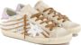 Golden Goose Low-Top Sneakers Super Star Sneakers In Suede in beige - Thumbnail 4