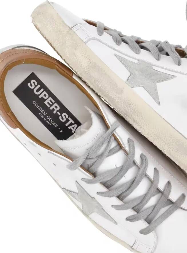 Golden Goose Low-Top Sneakers Super Star Sneakers in wit