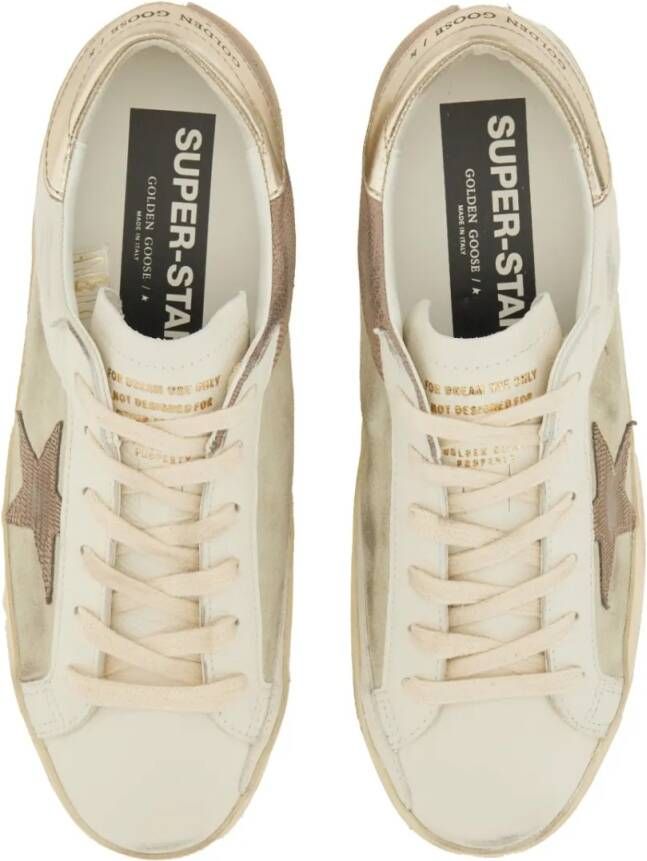 Golden Goose Low-Top Sneakers "Super-Star" Sneakers in wit