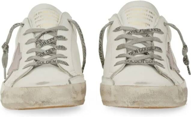 Golden Goose Low-Top Sneakers "Super Star" Sneakers in wit
