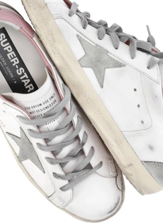 Golden Goose Low-Top Sneakers Super Star Sneakers in wit
