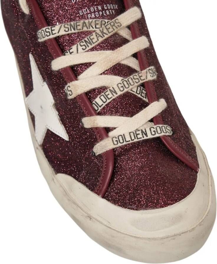 Golden Goose Low-Top Sneakers 'Super Star Penstar' in rood