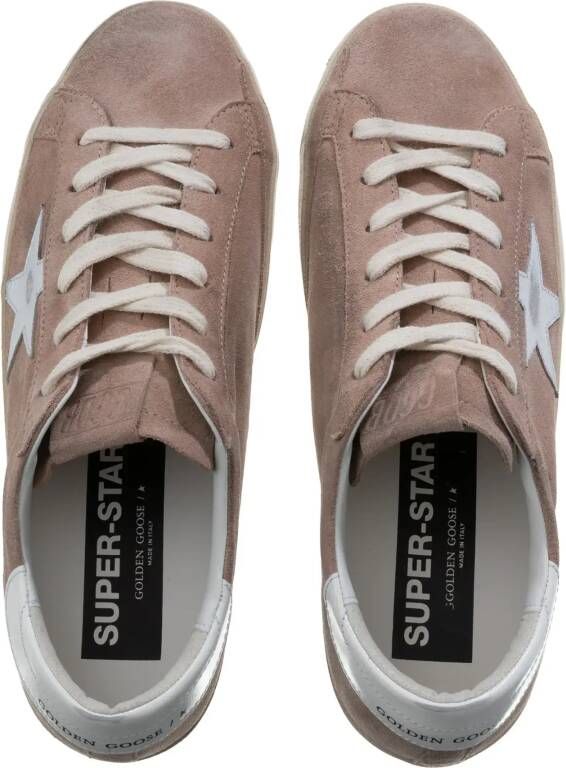 Golden Goose Low-Top Sneakers Super Star Suede Sneaker in bruin