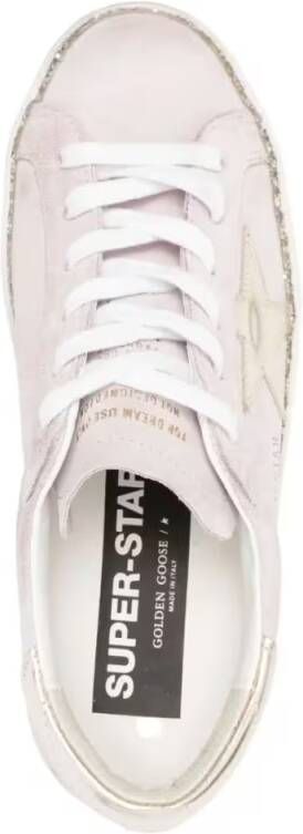Golden Goose Low-Top Sneakers Super Star Suede Sneakers in wit