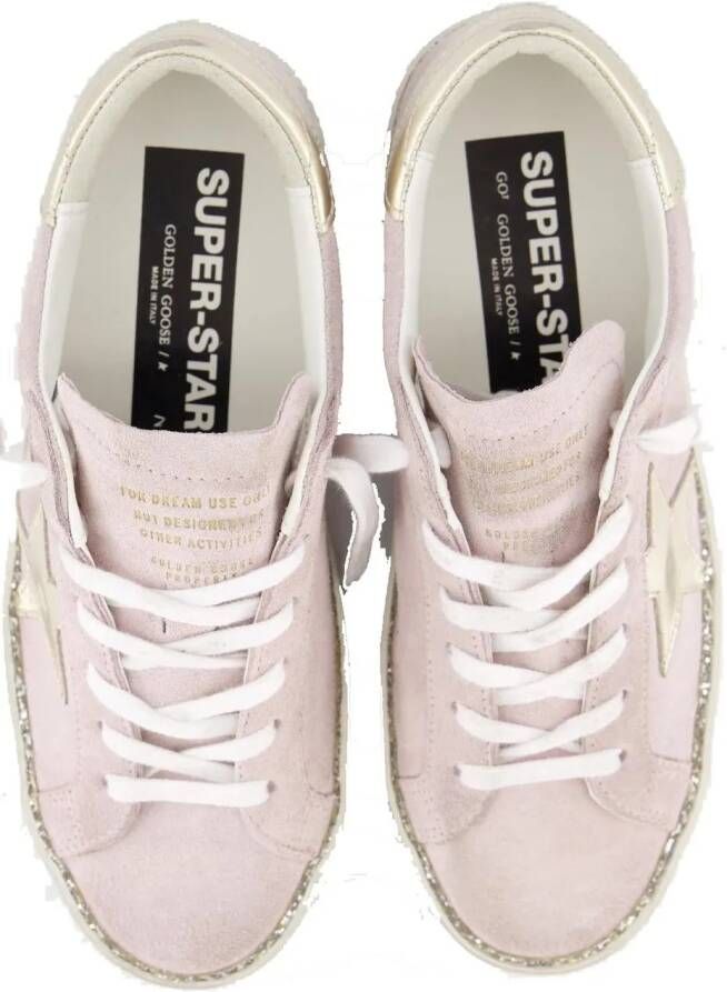 Golden Goose Low-Top Sneakers Super Star Suede Sneakers in wit