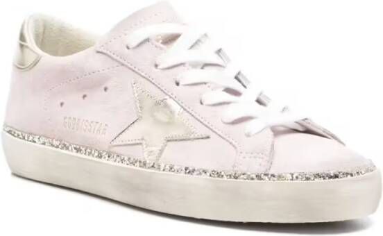 Golden Goose Low-Top Sneakers Super Star Suede Sneakers in wit