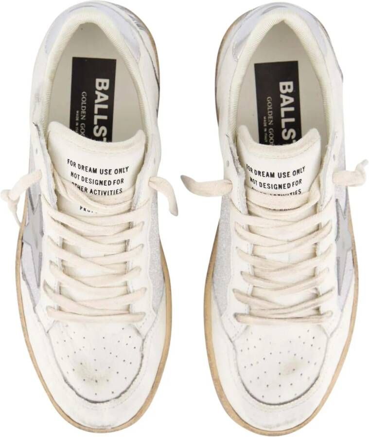 Golden Goose Low-Top Sneakers White Leather Sneakers in wit
