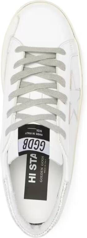 Golden Goose Low-Top Sneakers White Leather Sneakers in wit