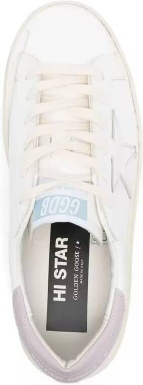 Golden Goose Low-Top Sneakers White Leather Sneakers in wit