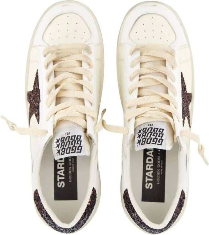 Golden Goose Low-Top Sneakers White Stardan Sneakers in wit