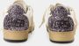 Golden Goose Glitter Sneakers met Gebarsten Leren Neus White Dames - Thumbnail 19