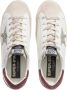 Golden Goose Bordeaux Wit Leer Suède Sneakers White Dames - Thumbnail 16