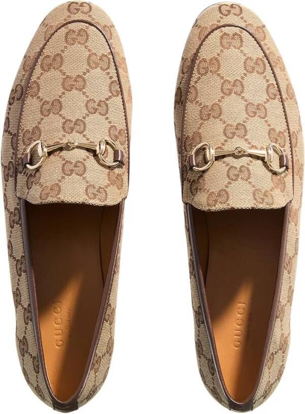 Gucci Loafers Moccasin With Horsebit Leather in beige