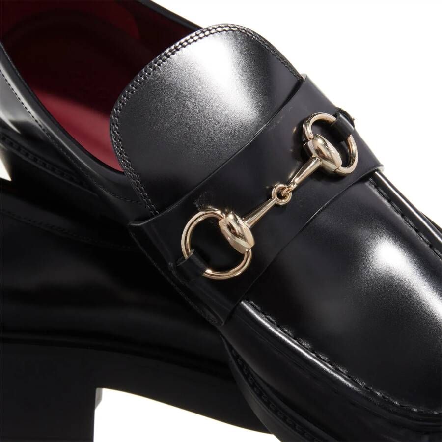 Gucci Loafers Horsebit Moccassin in zwart
