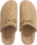 Gucci Slippers & Mules GG Suede Mules in beige - Thumbnail 3