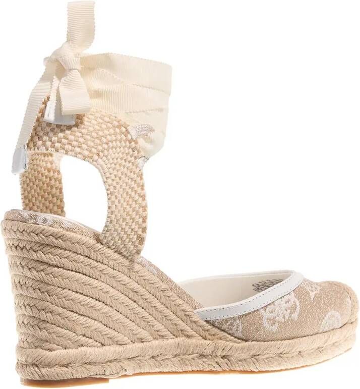 Guess Sandalen met hak Cyrena in beige