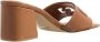 Guess Sandalen met hak Gals in bruin - Thumbnail 11