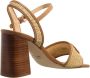 Guess Sandalen met hak Ganika in beige - Thumbnail 5