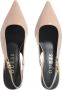 Guess Lak Slingback Leren Hoge Hakken Pink Dames - Thumbnail 12